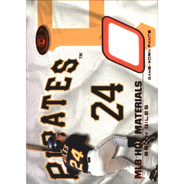 2002 Hot Prospects MLB Red Hot Materials #BG Brian Giles Pants