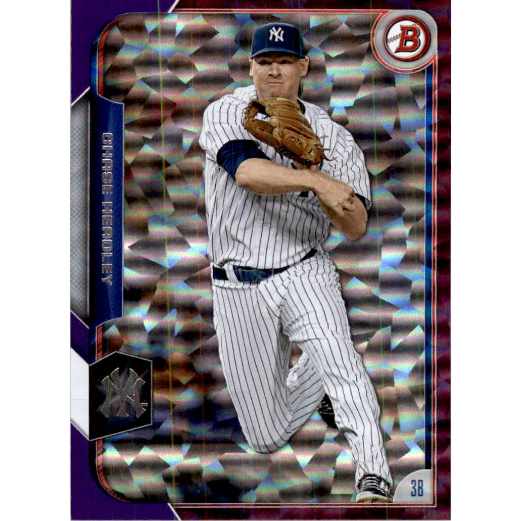 2015 Bowman Purple Ice #63 Chase Headley