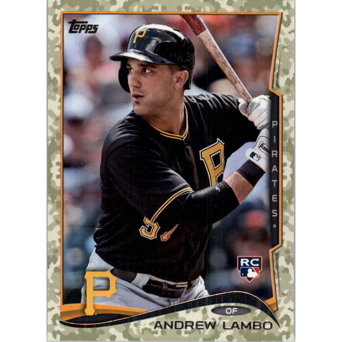 2014 Topps Camo #54 Andrew Lambo. rookie card picture