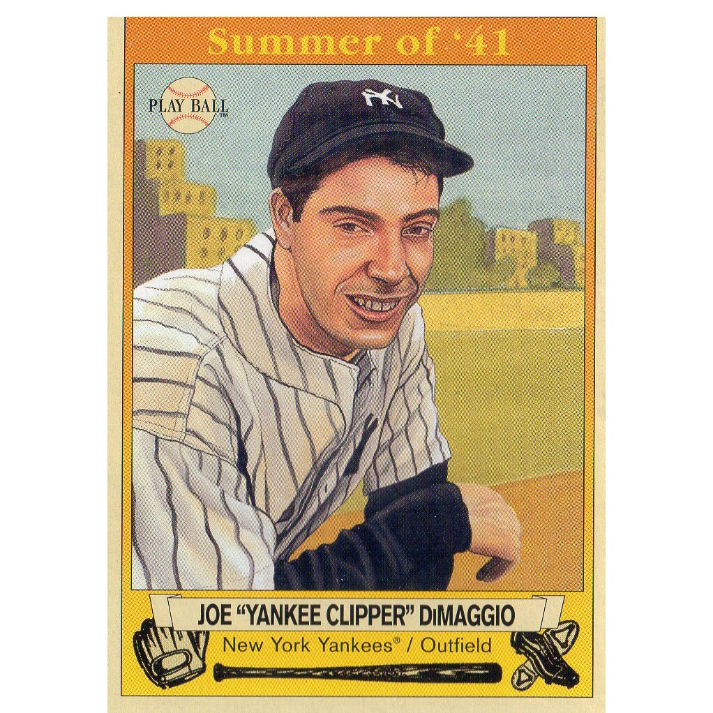 2003 Upper Deck Play Ball Red Backs #76 Joe DiMaggio S41. rookie card picture