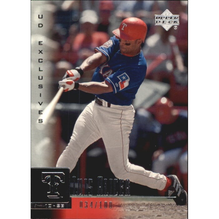 2001 Upper Deck Exclusives Silver #100 Luis Alicea. rookie card picture