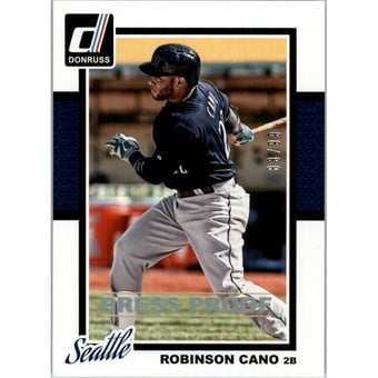 2014 Donruss Press Proofs Gold #335 Robinson Cano