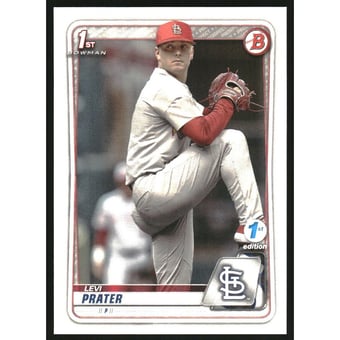 2020 Bowman Draft 1st Edition #BD125 Levi Prater