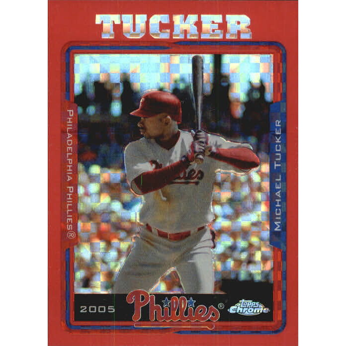 2005 Topps Chrome Update Red X-Fractors #4 Michael Tucker. rookie card picture