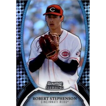 2011 Bowman Sterling Prospects Black Refractors #41 Robert Stephenson