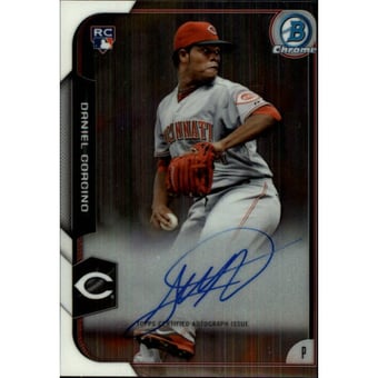 2015 Bowman Chrome Rookie Autographs #BCARDC Daniel Corcino
