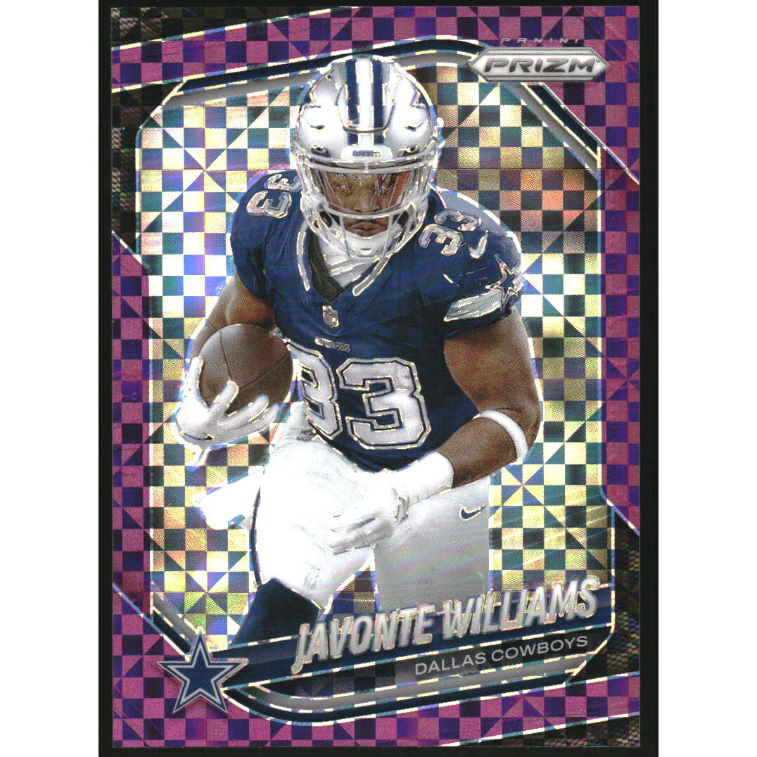 2025 Panini Prizm Prizms Purple Power #1 Javonte Williams