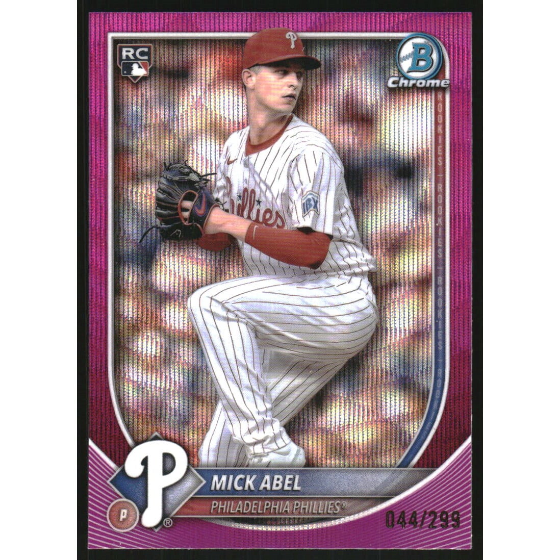 2025 Bowman Chrome Fuchsia Wave Refractors #11 Mick Abel