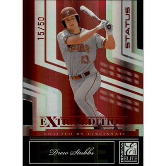 2007 Donruss Elite Extra Edition Status #19 Drew Stubbs