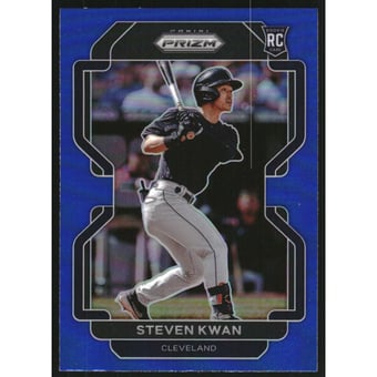 2022 Panini Prizm Prizms Blue #51 Steven Kwan