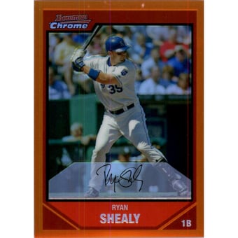 2007 Bowman Chrome Orange Refractors #22 Ryan Shealy