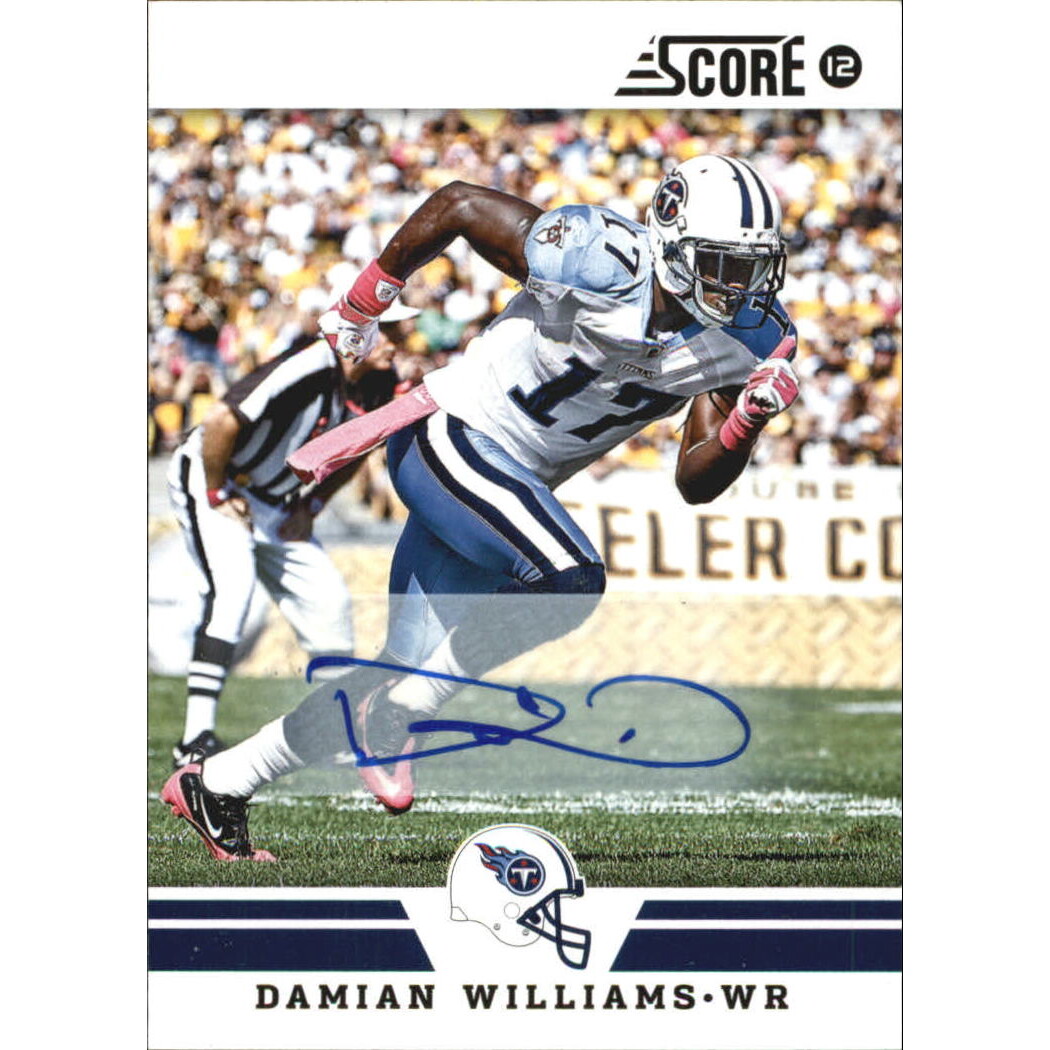 2012 Score Signatures #208 Damian Williams