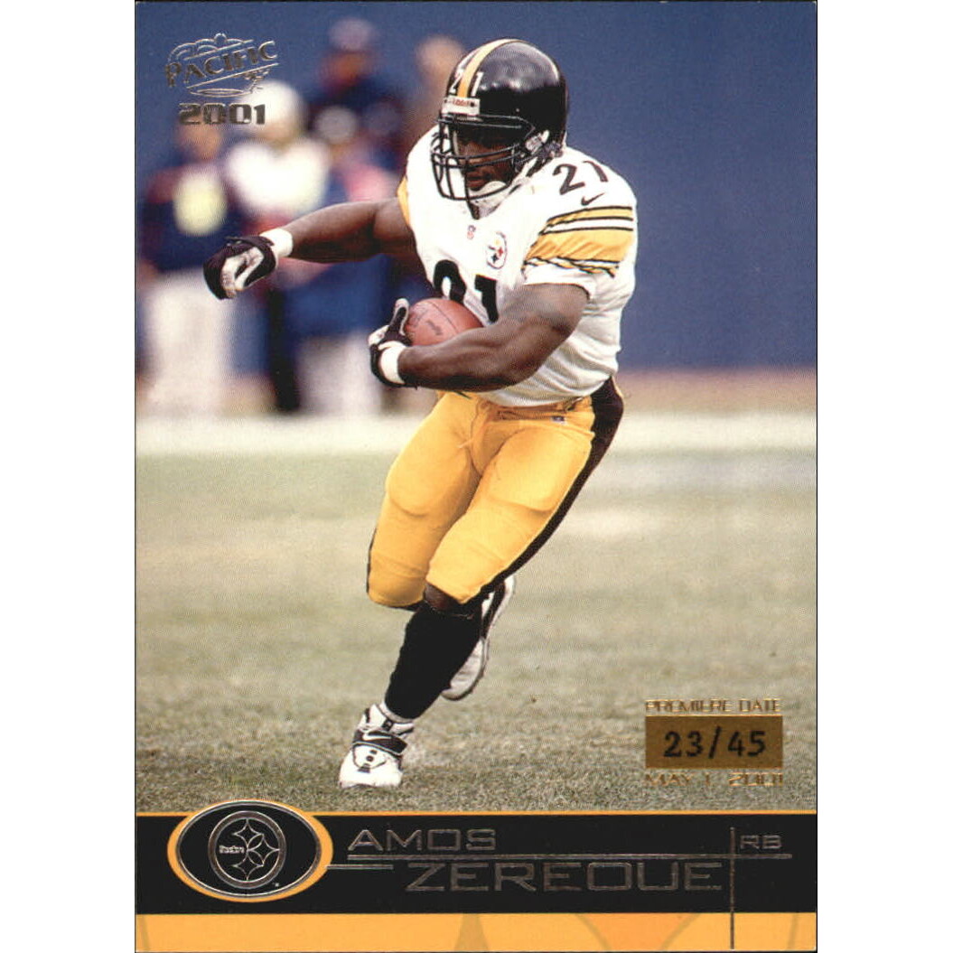 2001 Pacific Premiere Date #348 Amos Zereoue