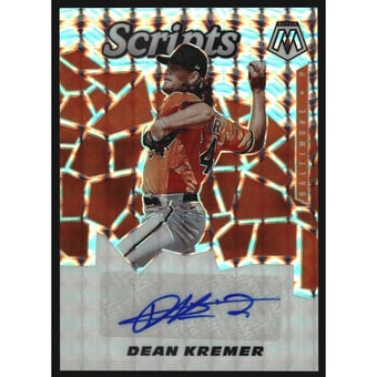 2021 Panini Mosaic Scripts #40 Dean Kremer