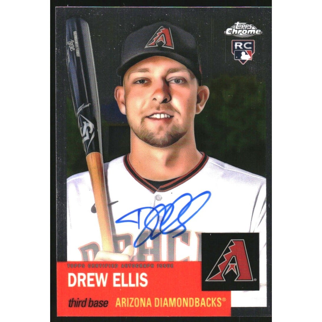 2022 Topps Chrome Platinum Anniversary Autographs #CPADEL Drew Ellis