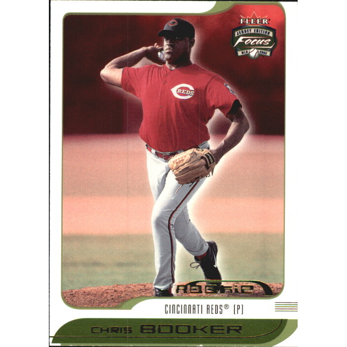 2002 Fleer Focus JE Jersey Parallel #234 Chris Booker ROO/58