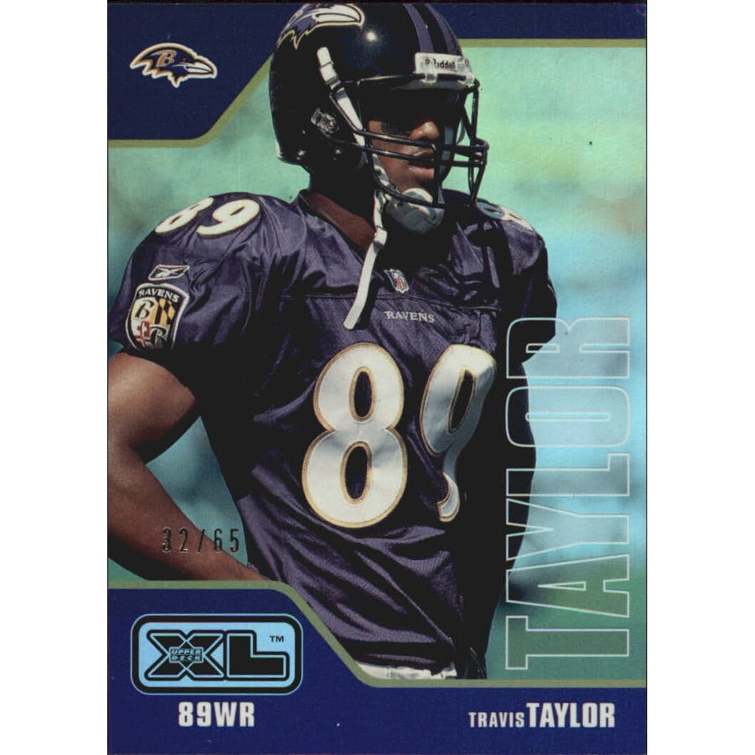 2002 Upper Deck XL Holofoil #50 Travis Taylor. rookie card picture