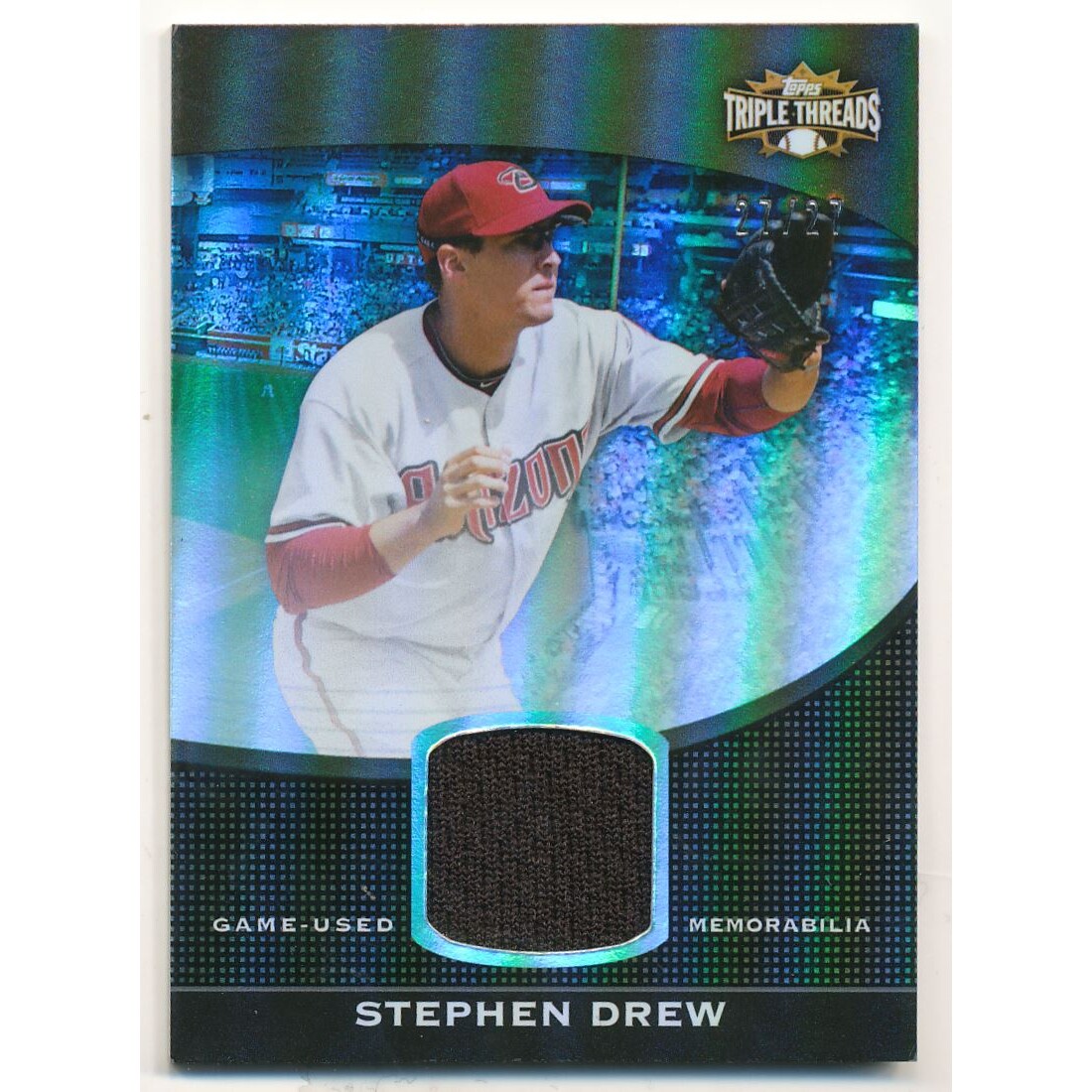 2011 Topps Triple Threads Unity Relics Sepia #TTUS251 Stephen Drew. rookie card picture