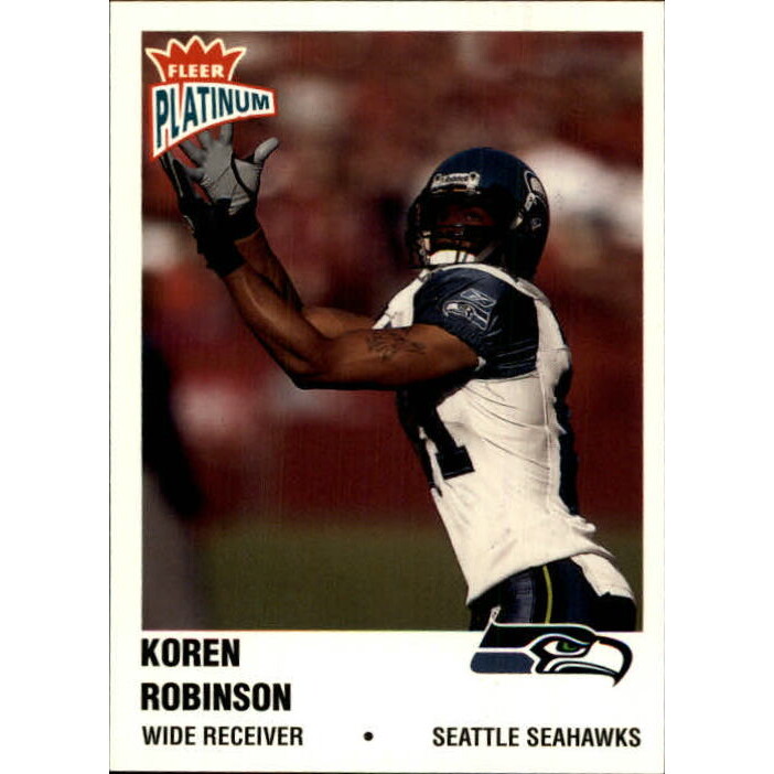 2003 Fleer Platinum Finish #150 Koren Robinson. rookie card picture