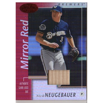2002 Leaf Certified Mirror Red #138 Nick Neugebauer Bat