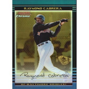 2002 Bowman Chrome Gold Refractors #330 Raymond Cabrera