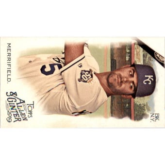 2019 Topps Allen and Ginter Mini Brooklyn Back #144 Whit Merrifield