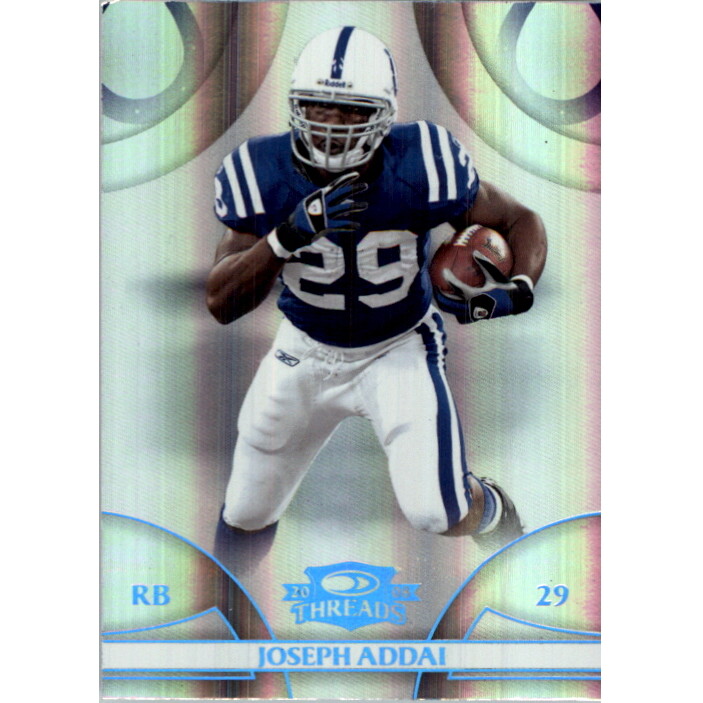 2008 Donruss Threads Platinum Holofoil #58 Joseph Addai