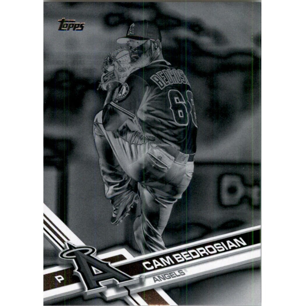 2017 Topps Black and White Negative #653 Cam Bedrosian