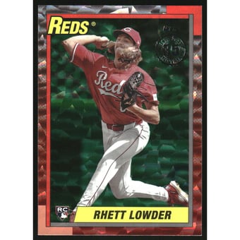 2025 Topps '90 Topps Green Crackle Foil #T9091 Rhett Lowder