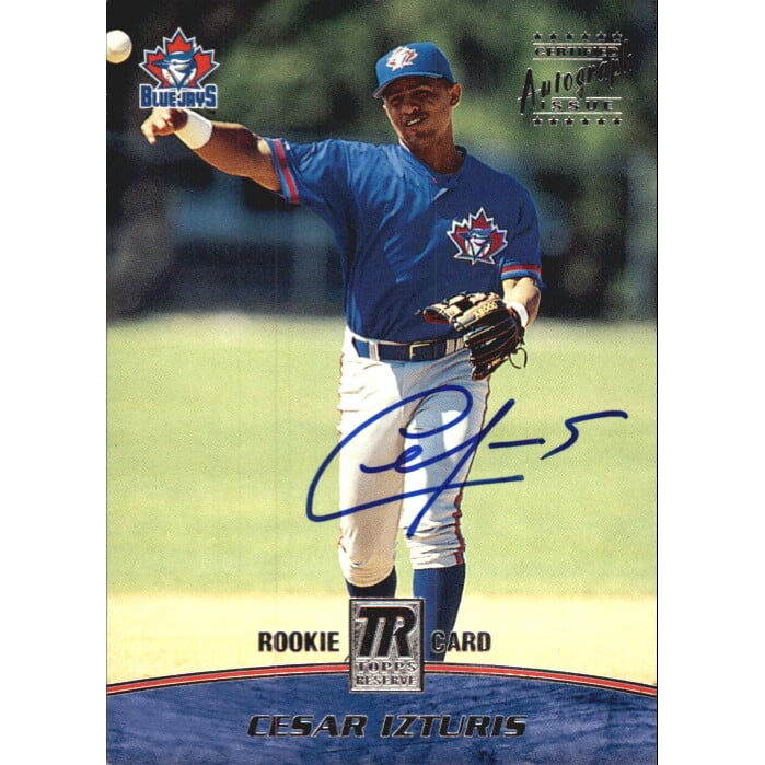 2001 Topps Reserve Rookie Autographs #TRA48 Cesar Izturis B