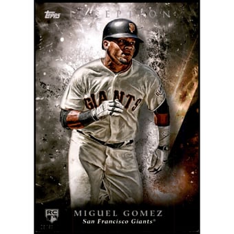 2018 Topps Inception 5x7 #52 Miguel Gomez