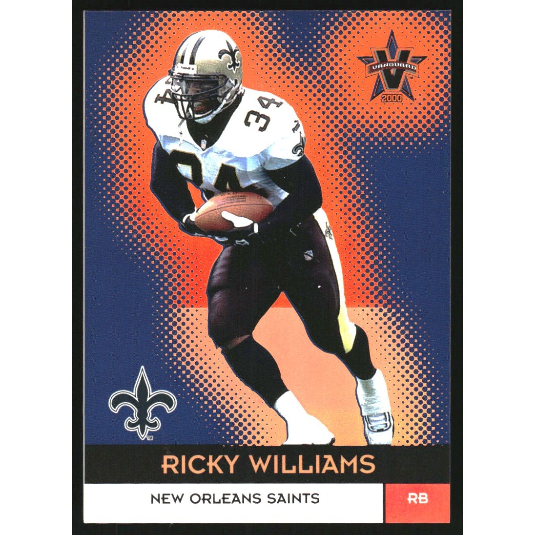 2000 Vanguard Gold #100 Ricky Williams