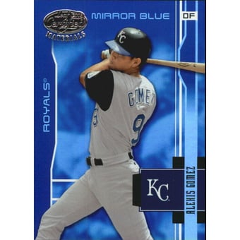 2003 Leaf Certified Materials Mirror Blue #83 Alexis Gomez