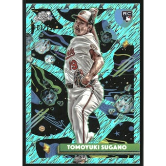 2025 Topps Cosmic Chrome Aqua Equinox Refractors #152 Tomoyuki Sugano