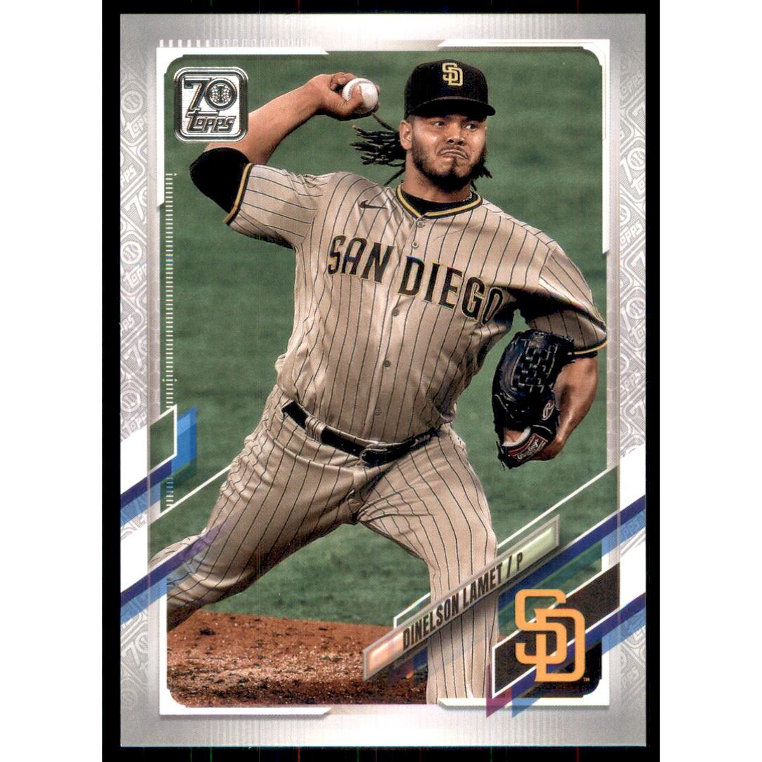 2021 Topps Platinum Anniversary #418 Dinelson Lamet. rookie card picture