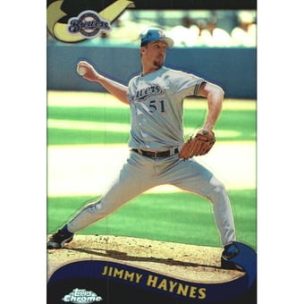 2002 Topps Chrome Black Refractors #142 Jimmy Haynes