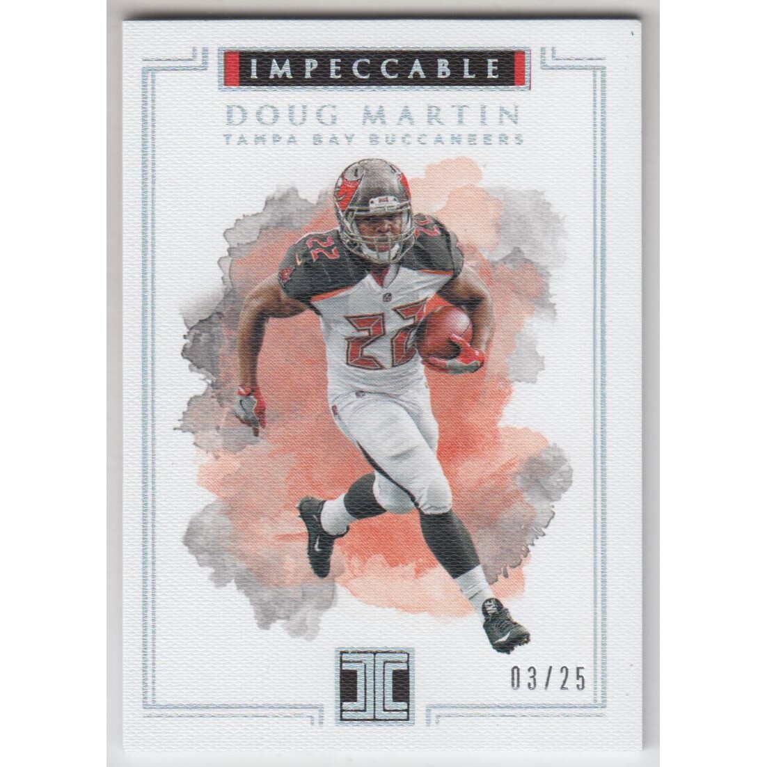 2017 Panini Impeccable Silver #42 Doug Martin