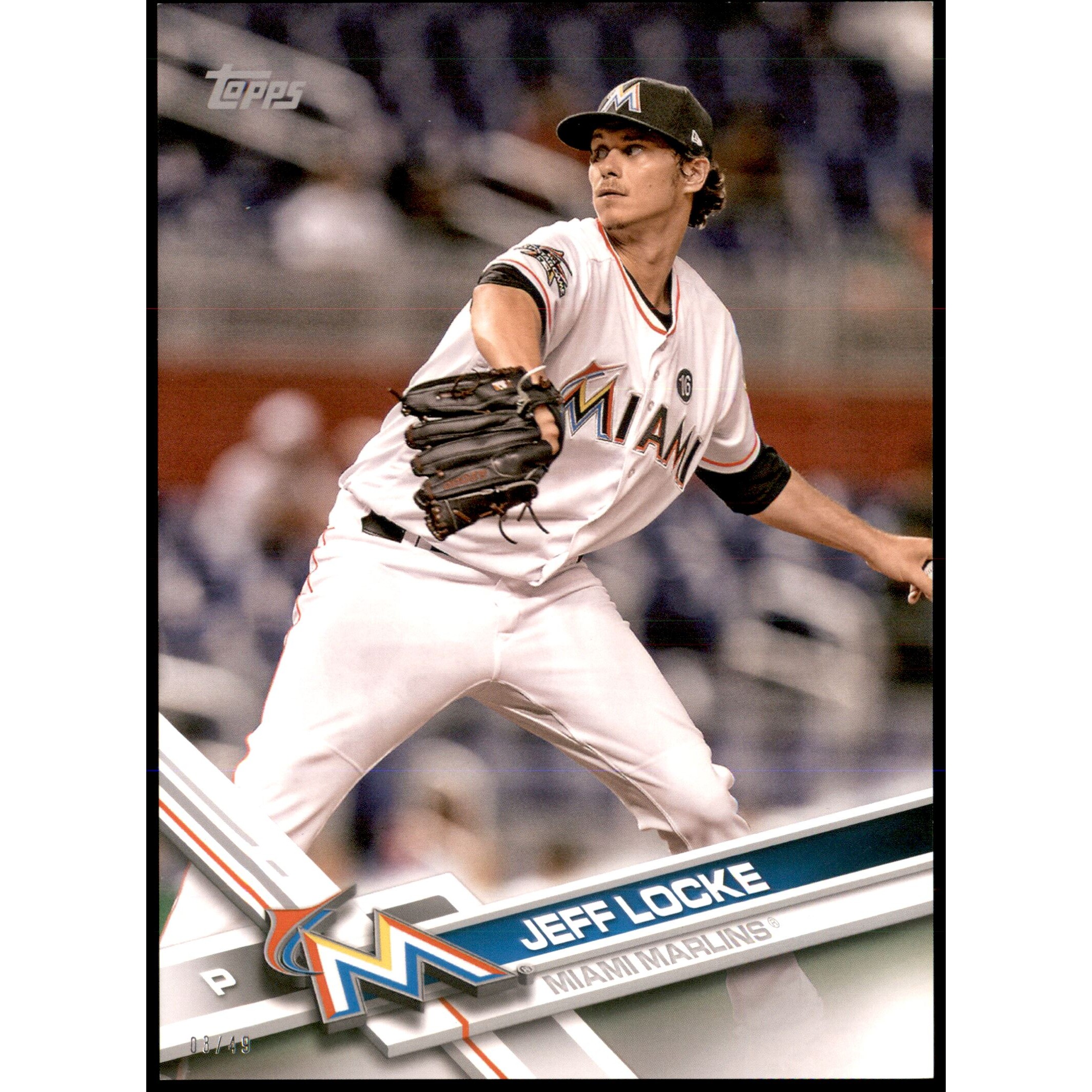 2017 Topps Update 5x7 #US220 Jeff Locke. rookie card picture