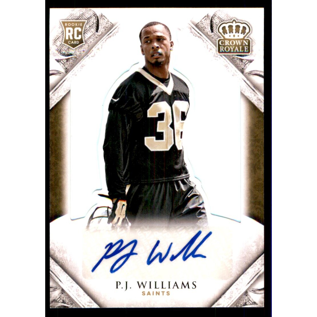 2015 Crown Royale Silver Holofoil #160 P.J. Williams AU/99