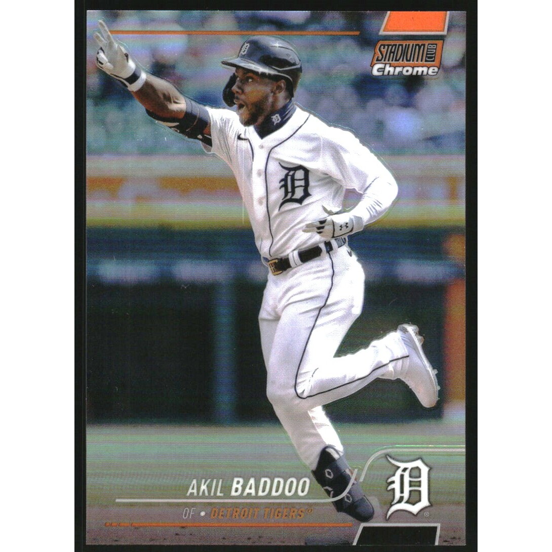 2022 Stadium Club Chrome Orange Refractors #233 Akil Baddoo
