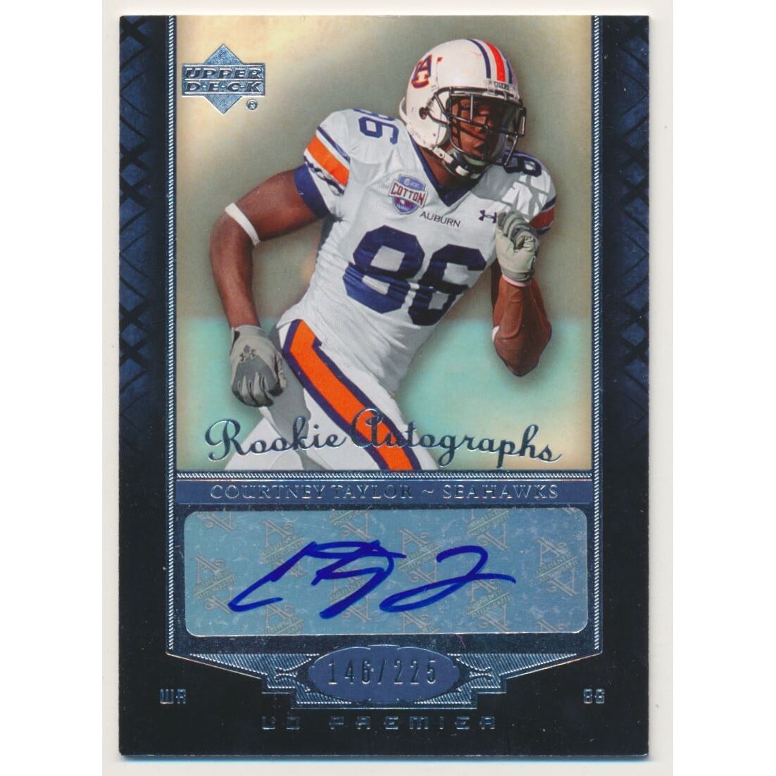 2007 Upper Deck Premier #107 Courtney Taylor AU RC. rookie card picture