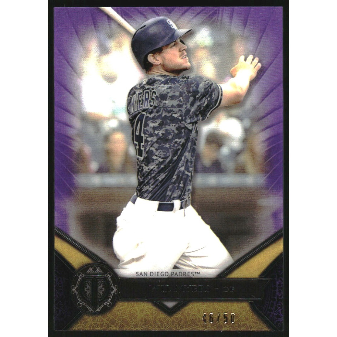 2017 Topps Tribute Purple #7 Wil Myers. rookie card picture