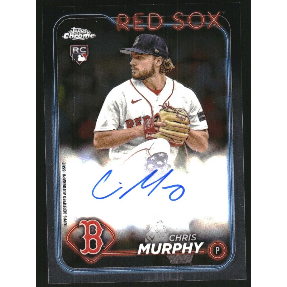 2024 Topps Chrome Rookie Autographs #RACMU Chris Murphy. rookie card picture