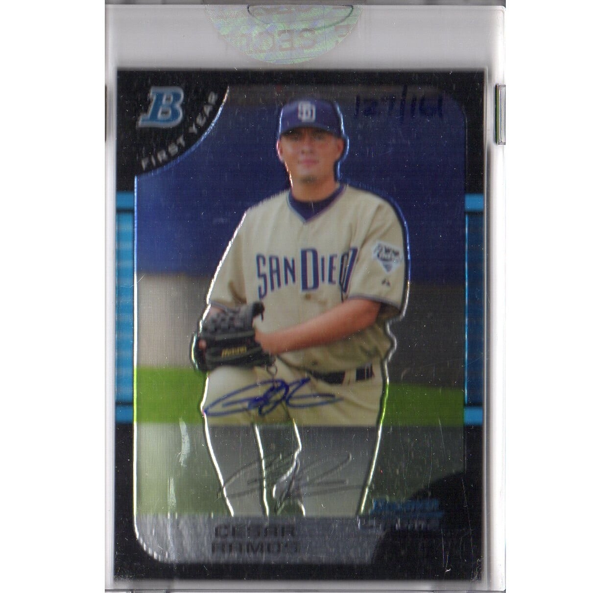 2006 Bowman Originals Buyback Autographs #190 Cesar Ramos 05 BCDP/161 F. rookie card picture