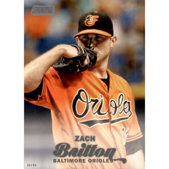 2017 Stadium Club 5x7 #65 Zach Britton