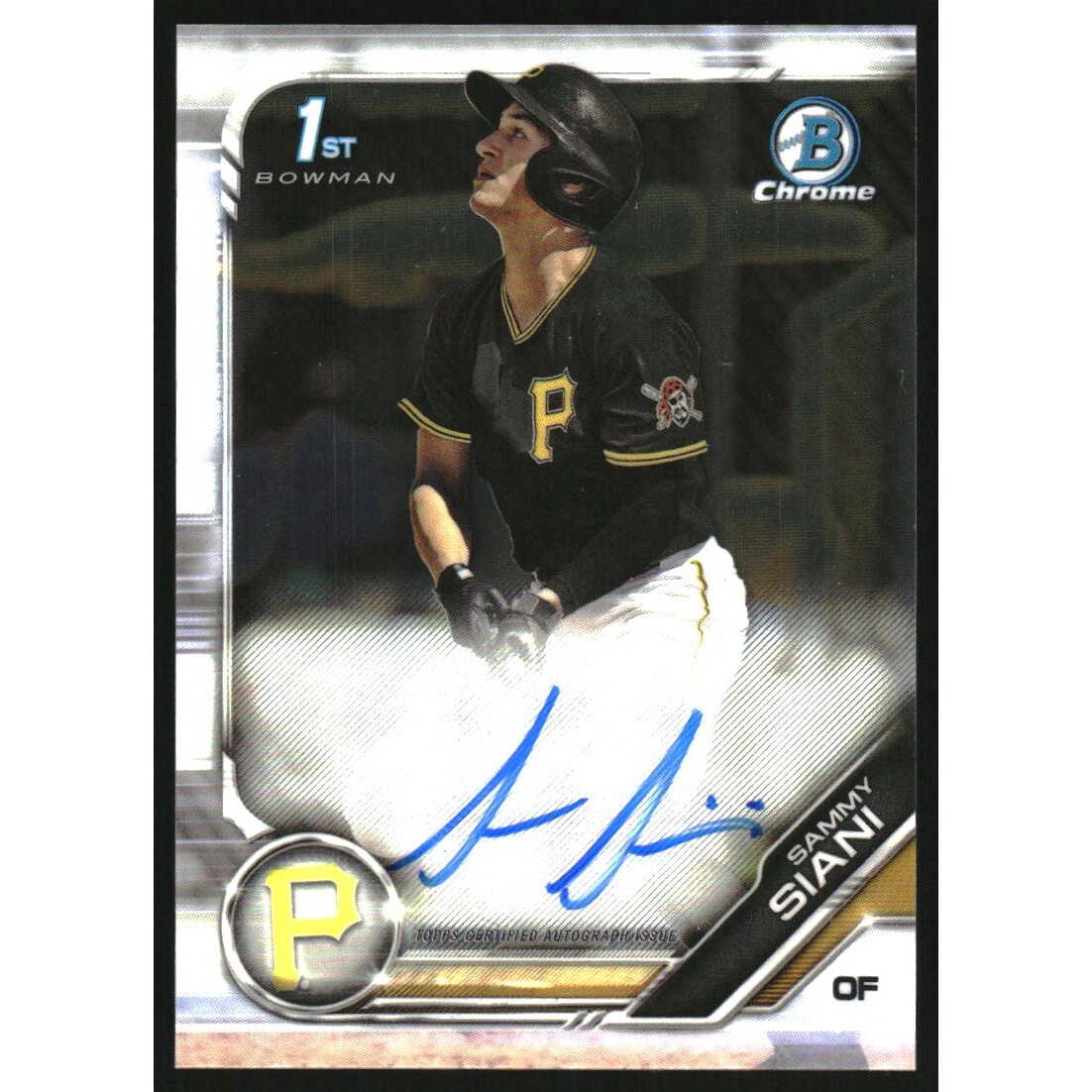 2019 Bowman Chrome Draft Autographs #CDASS Sammy Siani