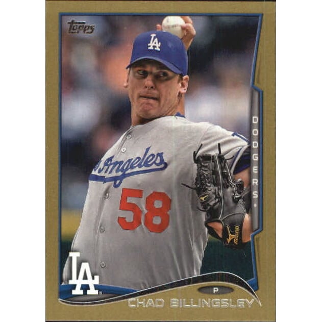 2014 Topps Mini Gold #623 Chad Billingsley. rookie card picture