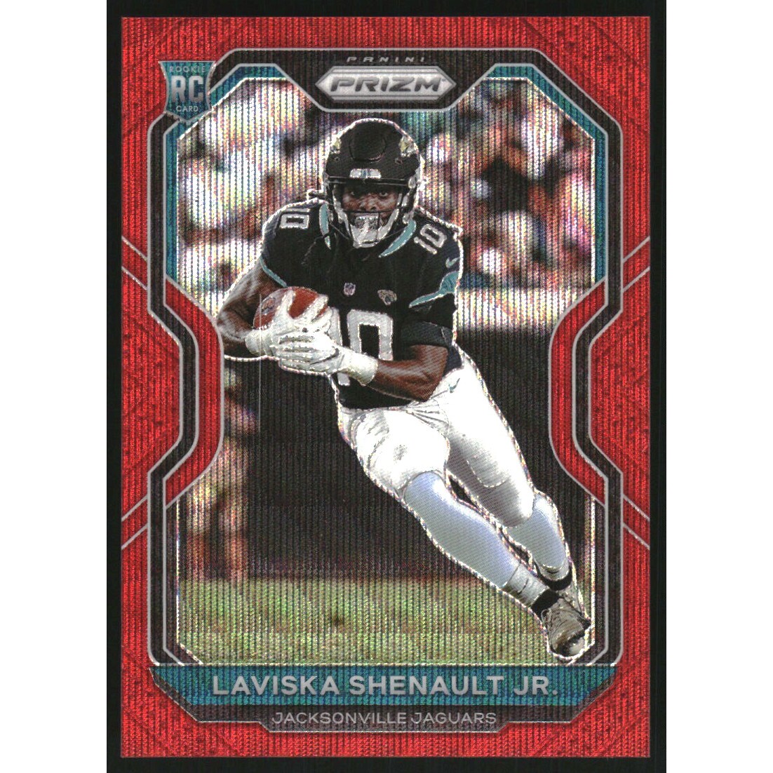 2020 Panini Prizm Prizms Red Wave #350 Laviska Shenault Jr.