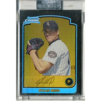 2003 Bowman Chrome Gold Refractors #301 Rylan Reed
