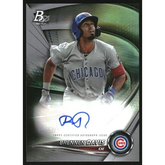 2022 Bowman Platinum Top Prospects Autographs #TOP42 Brennen Davis